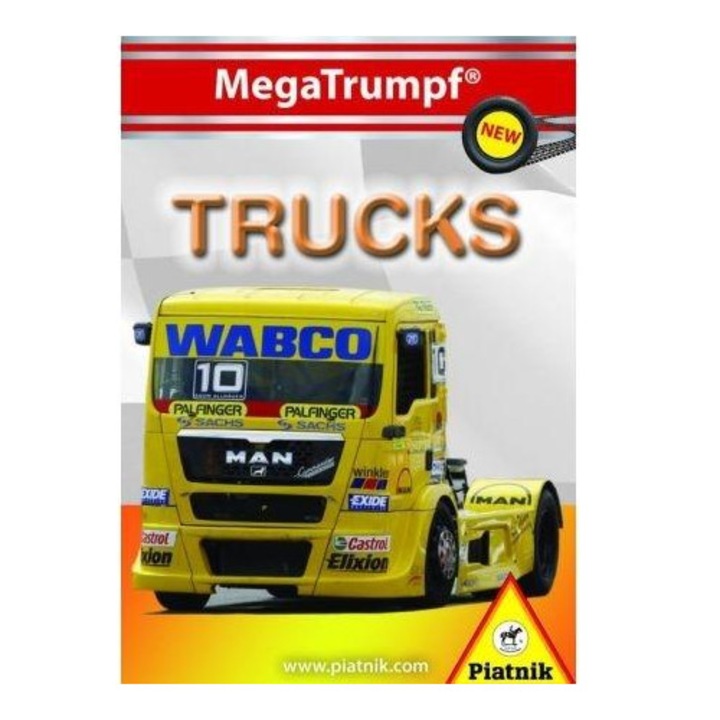 Karti kwartet "Ciezarowka" társasjáték, Piatnik, 2-4 játékos, 32 kártya, lengyel nyelvű utasítások