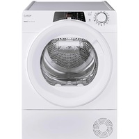 Uscator de rufe Candy Rapido RO EH8N2TE-S, Pompa de caldura, 8 kg, Clasa D, WiFi, Easy case, Senzor uscare, Antisifonare, Alb