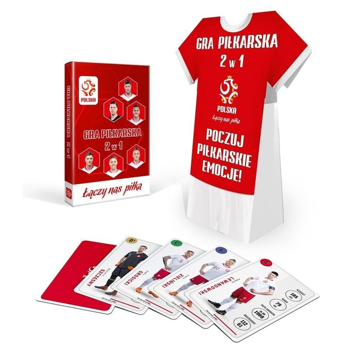 Футболна игра 2в1 PZPN (тениска) CARTAMUNDI