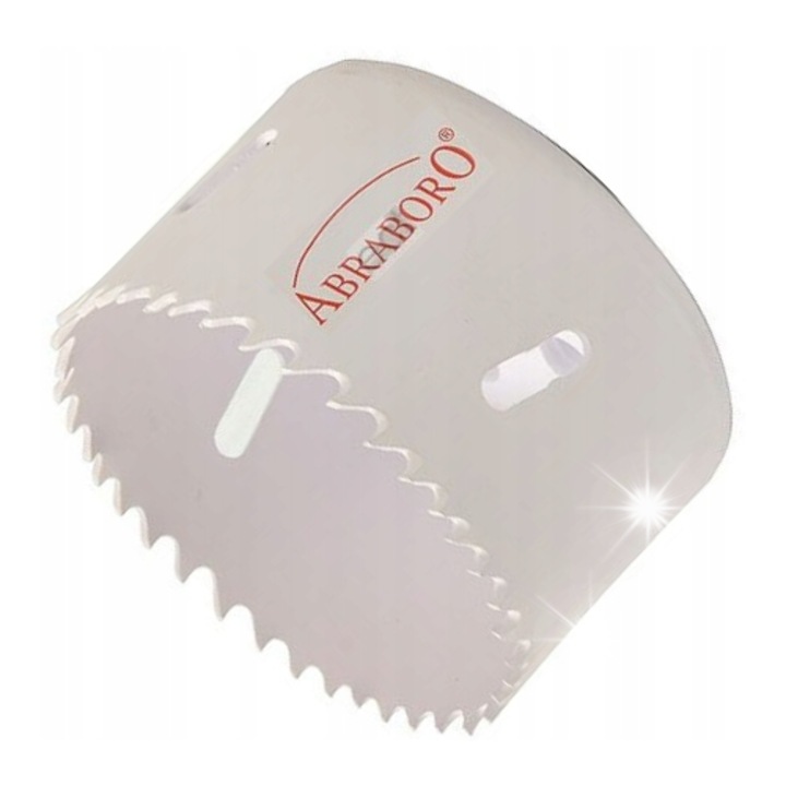Диамантена боркорона, ABRABORO, 76x38мм, бяла
