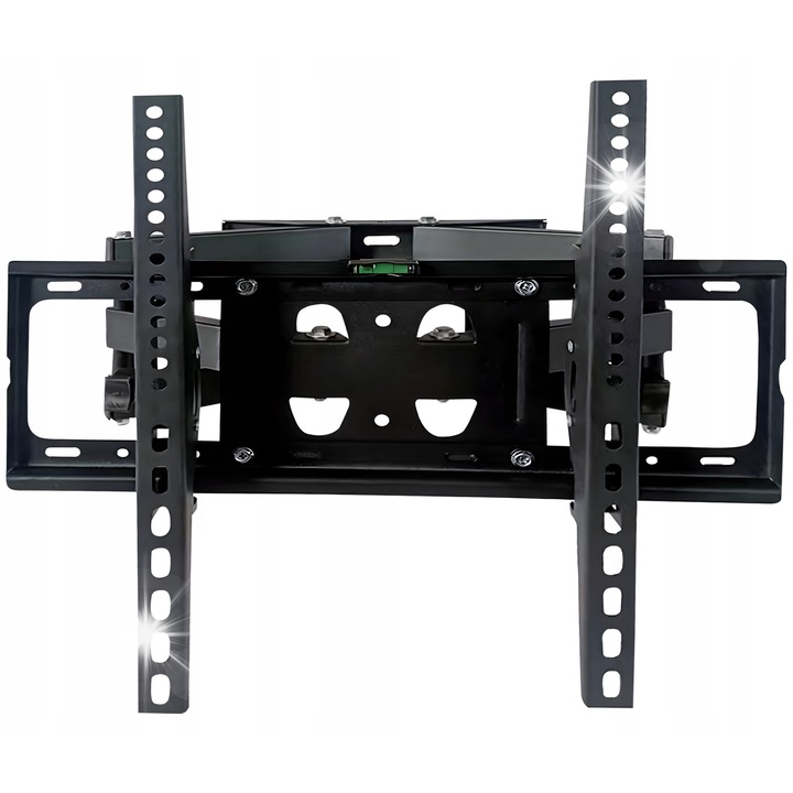 Универсална стойка за телевизор LTC LXLCD131, 26-65", VESA 400x400, регулируемо разстояние 70-460 мм, черна