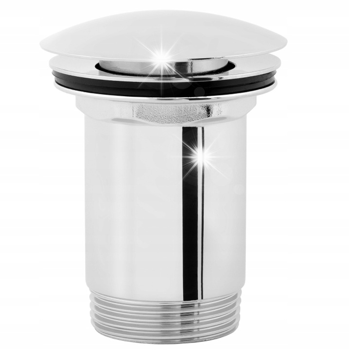 Dop pentru chiuveta, Omnires, argintiu, 1 1/4"