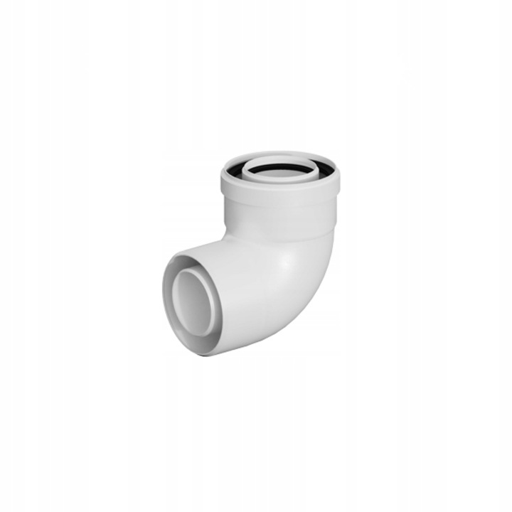 Kolano concentric 87 PP-AL RICOM, metal, 60x100mm, pentru instalatii interioare