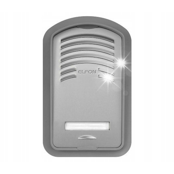 Панел за интерком, Elfon KEN-1, 198x84x34мм, сив