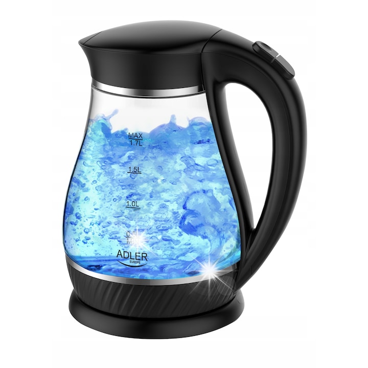 Fierbator ETA Ellen 1,5L, 2200W, negru, cu reglare temperatura, functie KEEP WARM, display digital
