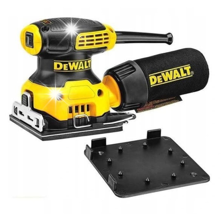 DeWalt csiszoló, 230W, 14000 rezgés/perc, 140x115mm, 1.28kg