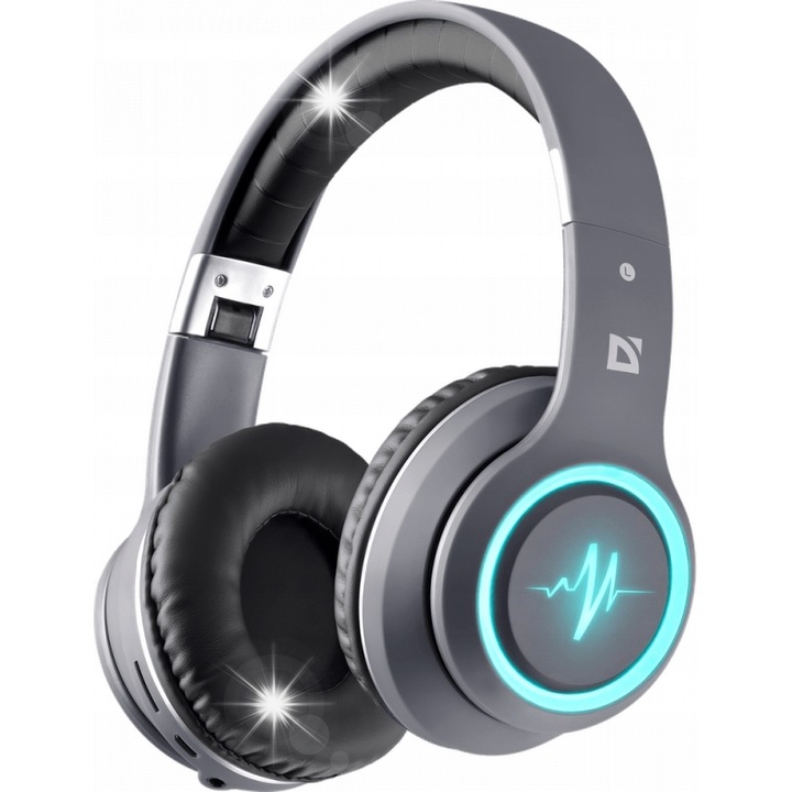 Casti wireless Tonsil T65BT, activare reducere zgomot, negru, dimensiuni etui 68x48x28mm
