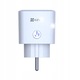 Prize inteligente T30, control vocal, Wi-Fi 2,4 GHz, alb, 74x38x53mm