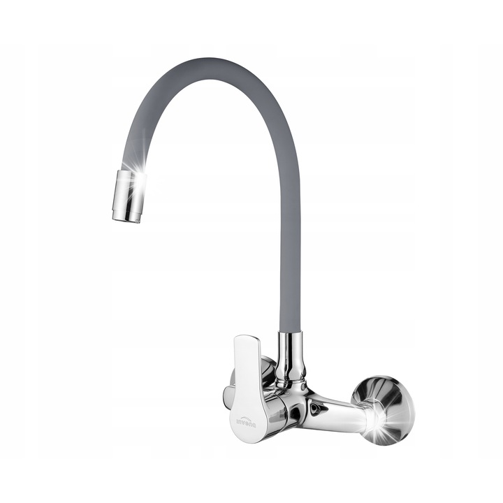 Санитарен смесител Verso, Invena, сив, 35 мм