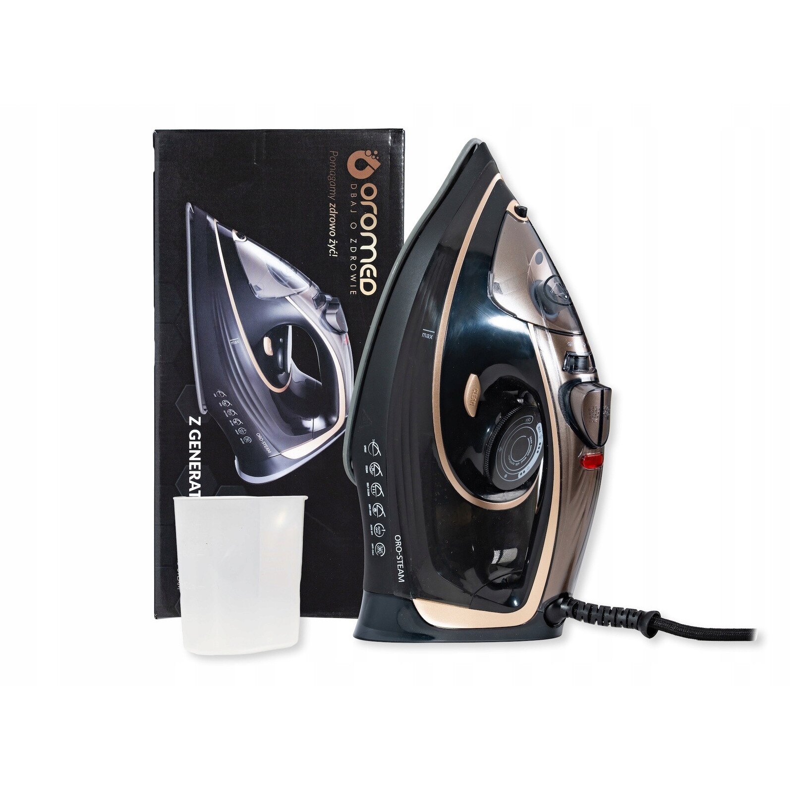 Fier de calcat cu generator de abur OROMED, 2200W, alb