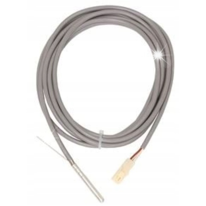 Senzor temperatura, Saunier Duval, pentru Condens, set cu protectie din otel 6x50mm, cablu PVC 2x0.5mm2, lungime pana la 10m, IP68