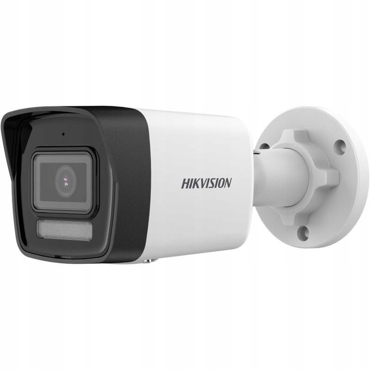 Camera de supraveghere, Hikvision, DS-2CD1043G2-LIU, 4 MP, rezistenta la apa si praf, microfon incorporat, Alb