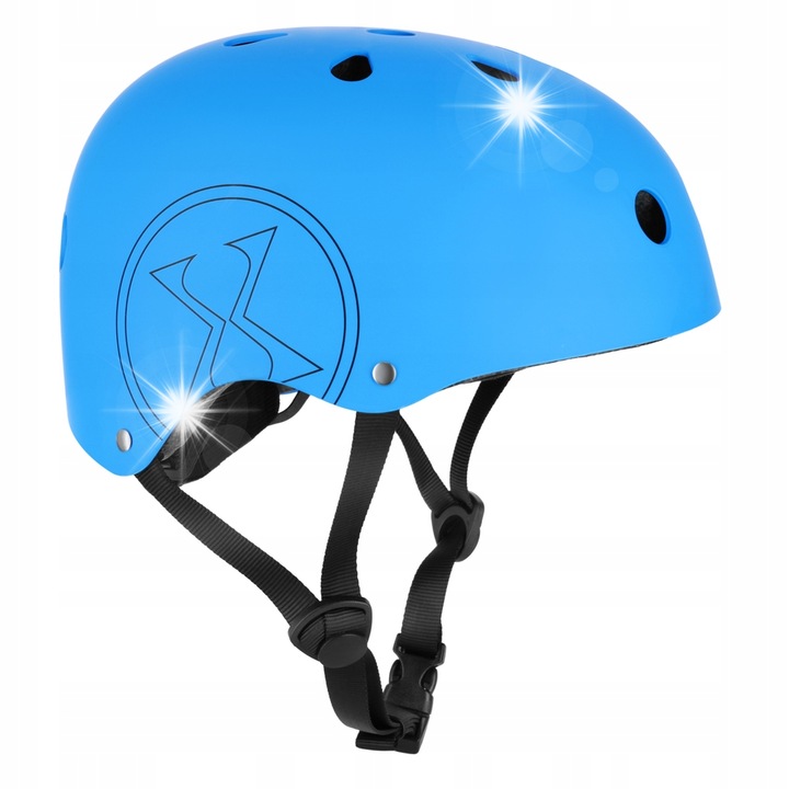 Каска за защита MTW001 Nils Extreme, синя, регулируема, за момчета, размер L (58-61см)