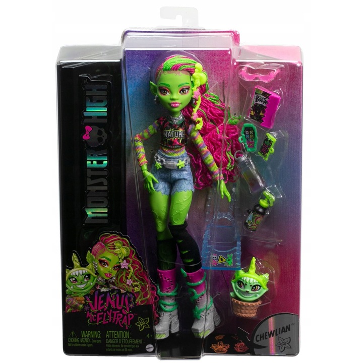 Papusa Monster High Venus McFlytrap 29cm verde