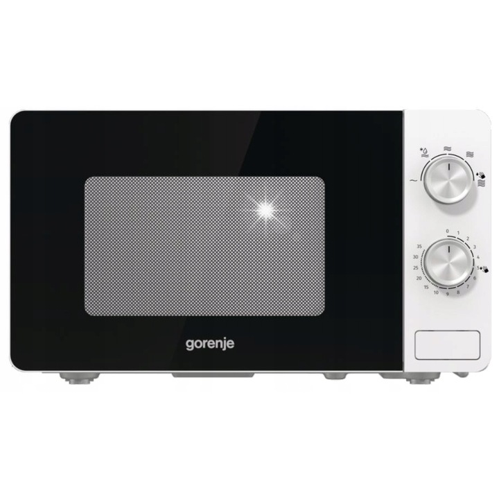 Cuptor cu microunde Gorenje MO17E1WH, 17L, 700W, alb, functie AquaClean