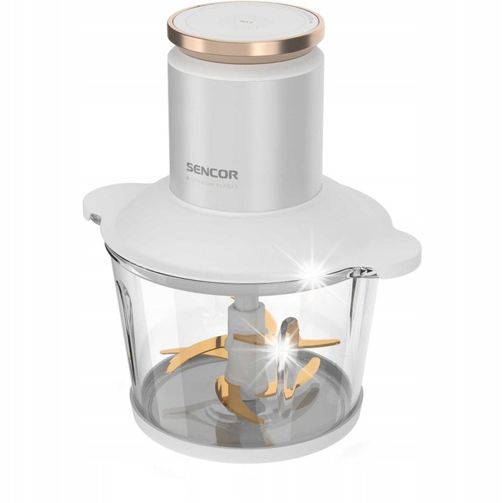Sencor SCB 7000WH élelmiszer aprító, 800W, 2,7l, fehér, 25x20x29cm