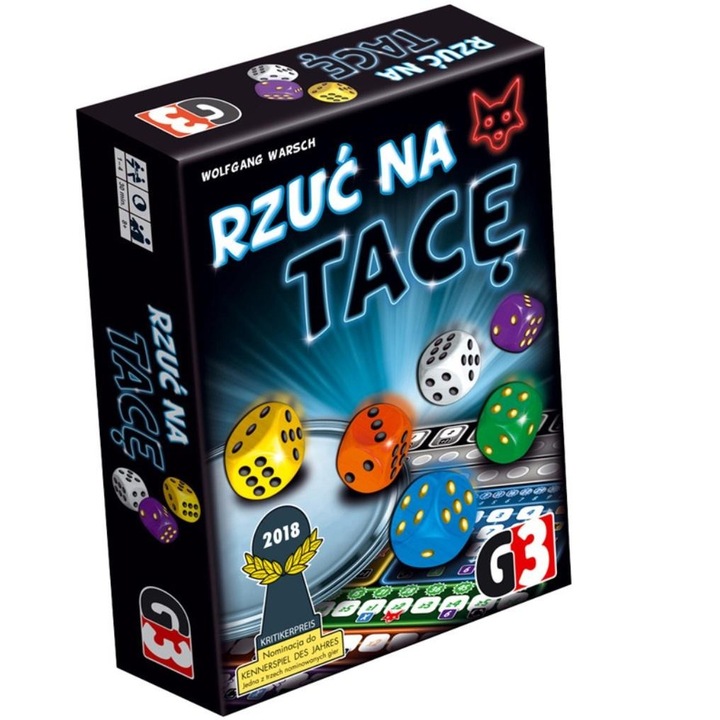 Társasjáték Rzuc na tace, G3, 2-4 játékos, 30-60 perc, többszínű