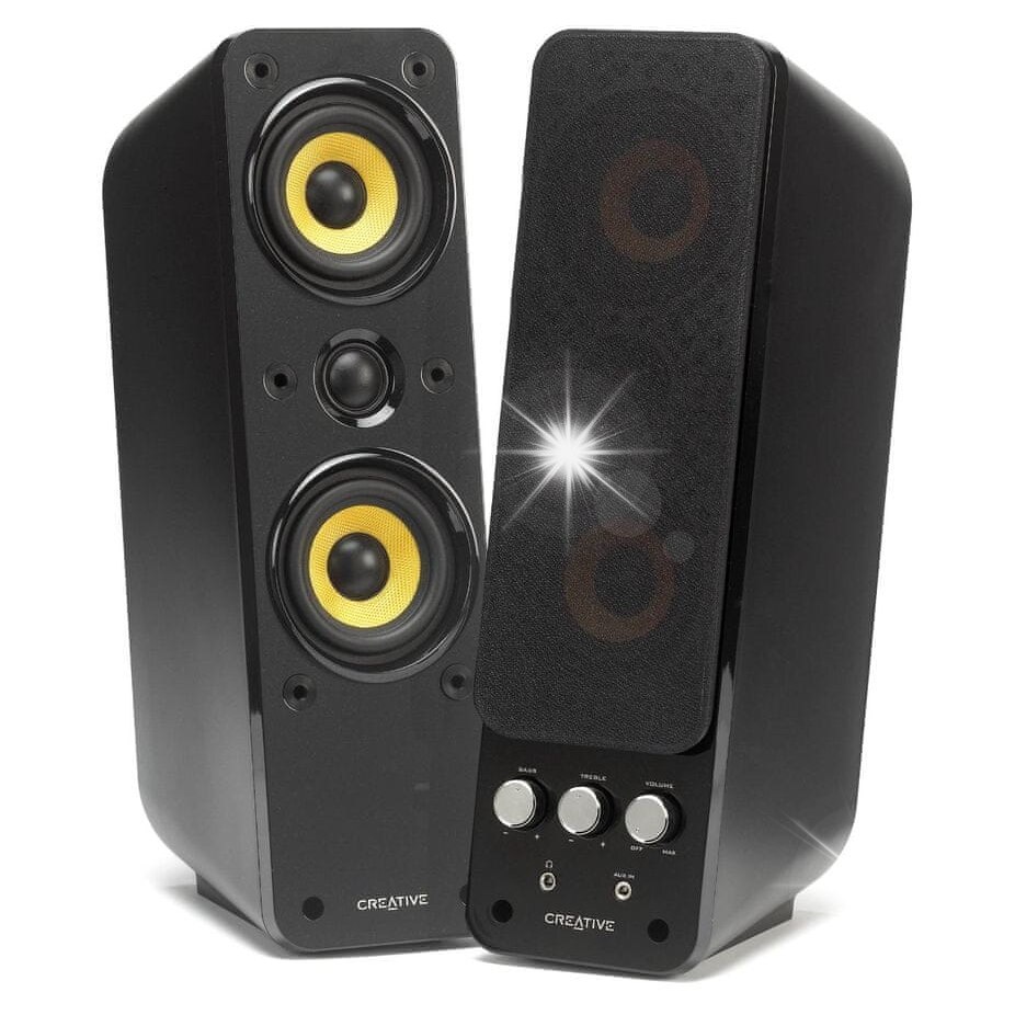 Set boxe PC Creative GigaWorks T40 II, 16 W, negru, 2.0 - eMAG.ro