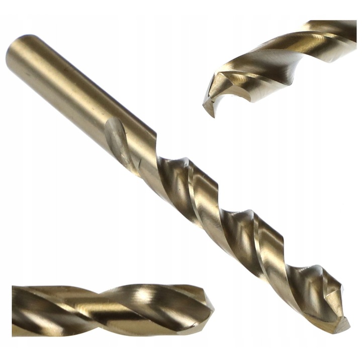 Burghiu pentru metal, Jufisto, Cobalt, 151 x 12 mm, Auriu