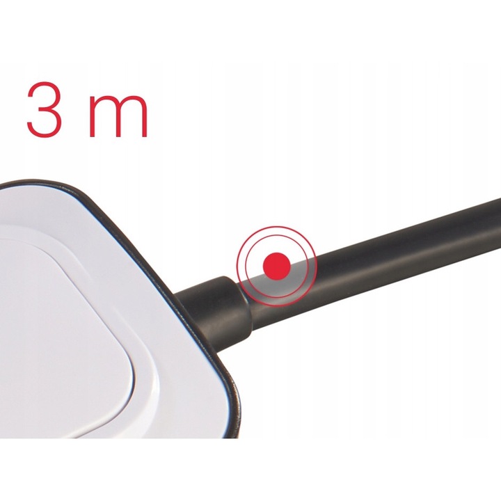 Prelungitor Hama 6 gniazd, 3m, protectie impotriva supratensiunii, culoare neagra