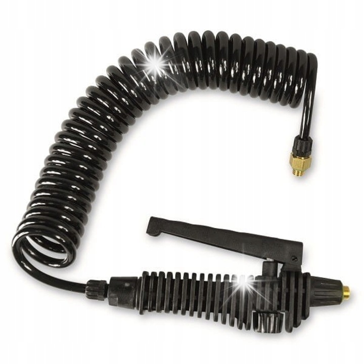 Spirálcsöves szelep, Mesto, 2.5 m, fekete