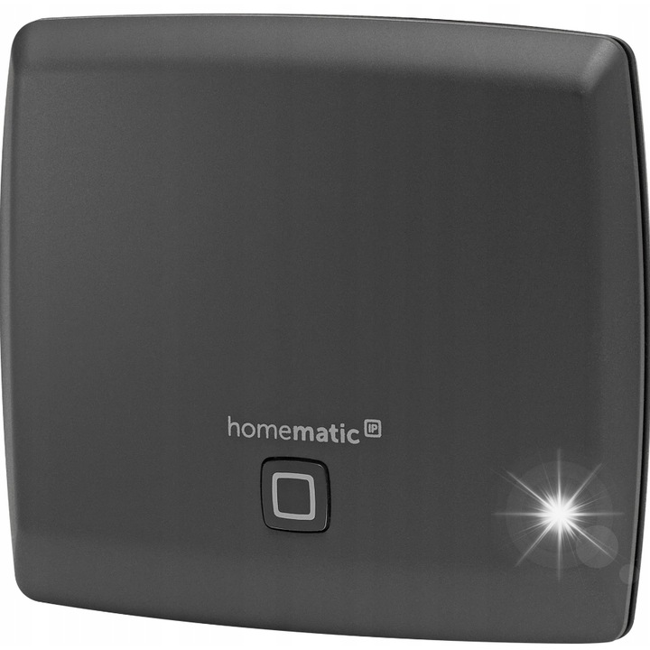 Centrala inteligenta, Homematic IP, HmIP-HAP-A, antracit, 15 utilizatori, 80 componente