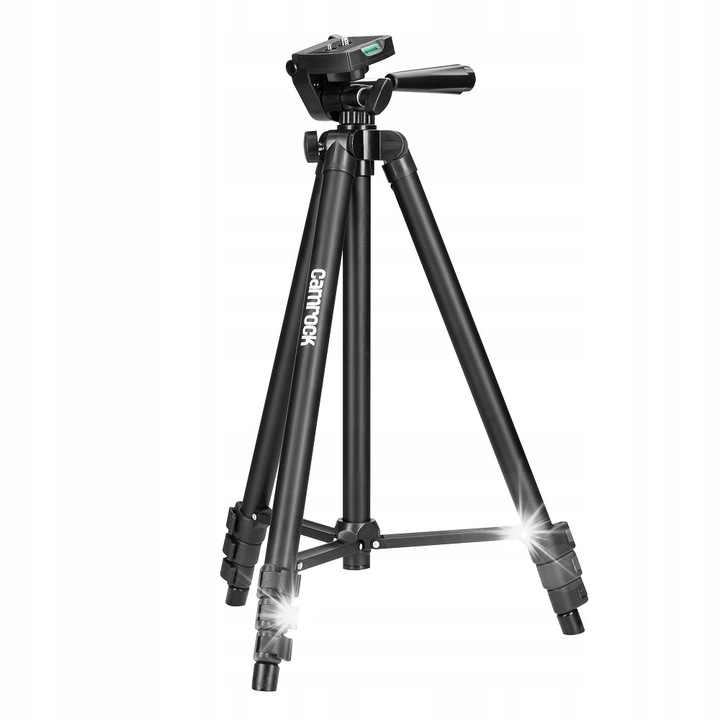 Stativ Camrock TA30, 144cm maximális magasság, 550g, fekete, méretek 42x7x6cm