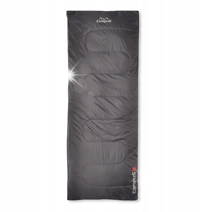 Спален чувал Campus SLOGEN 300, сив, унисекс, 1,20кг, компактни размери