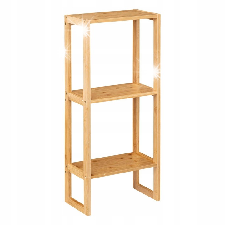 Рафт за баня Lab'n Modul, бамбук, 20x35x84см, 2 в 1