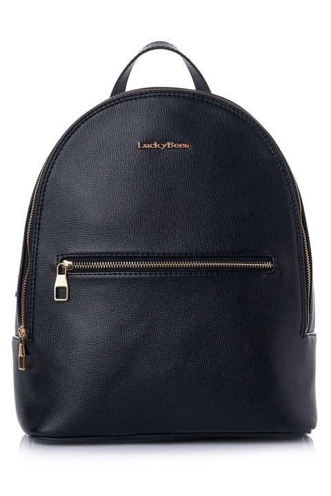 Lucky Bees, Rucsac cu buzunar cu fermoar, Negru