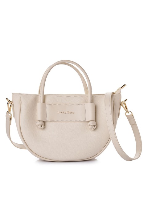 Lucky Bees, Elin taska okologiai borbol, Krémszín, 18 x 29 x 11