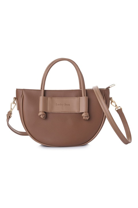 Lucky Bees, Elin taska okologiai borbol, Világosbarna, 18 x 29 x 11