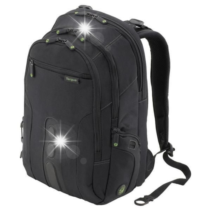 Rucsac laptop Targus EcoSpruce 15.6", negru, dimensiuni ideale pentru accesorii