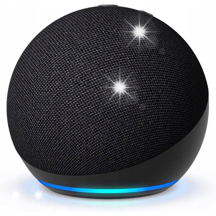 Amazon okos hangszóró, Echo Dot 5, fekete, 100x89x100mm, hangvezérlés