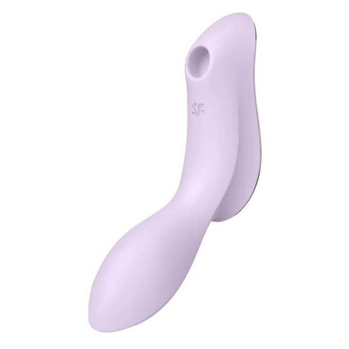Vibrator, Satisfyer, violet, 11 intensitati de presiune, 12 programe de vibratie, impermeabil IPX7