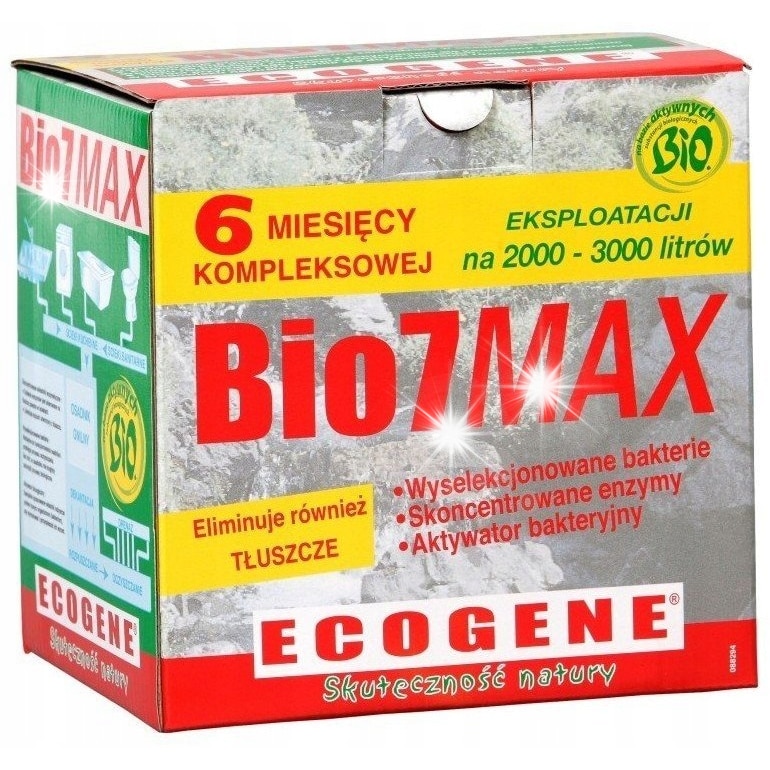 ECOGENE Bio7 Choc Max 2w1 és Bio7 Max 2kg készlet, szennyvíztisztító ...