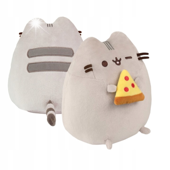 Pusheen - Pizza imádó kabala, 24 cm, 1 darab, szürke
