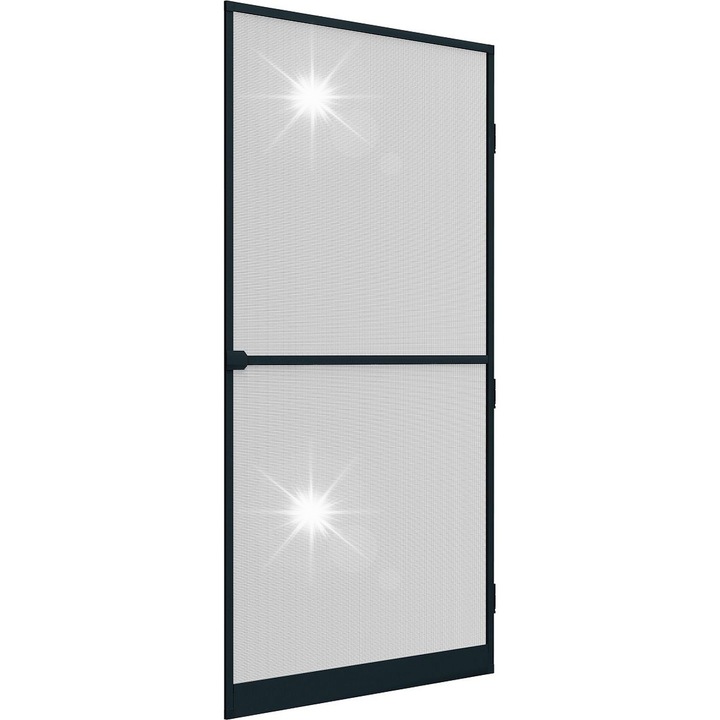 Plasa Usa Easy Life, 100x215cm, antracit, aluminiu, rezistent la UV