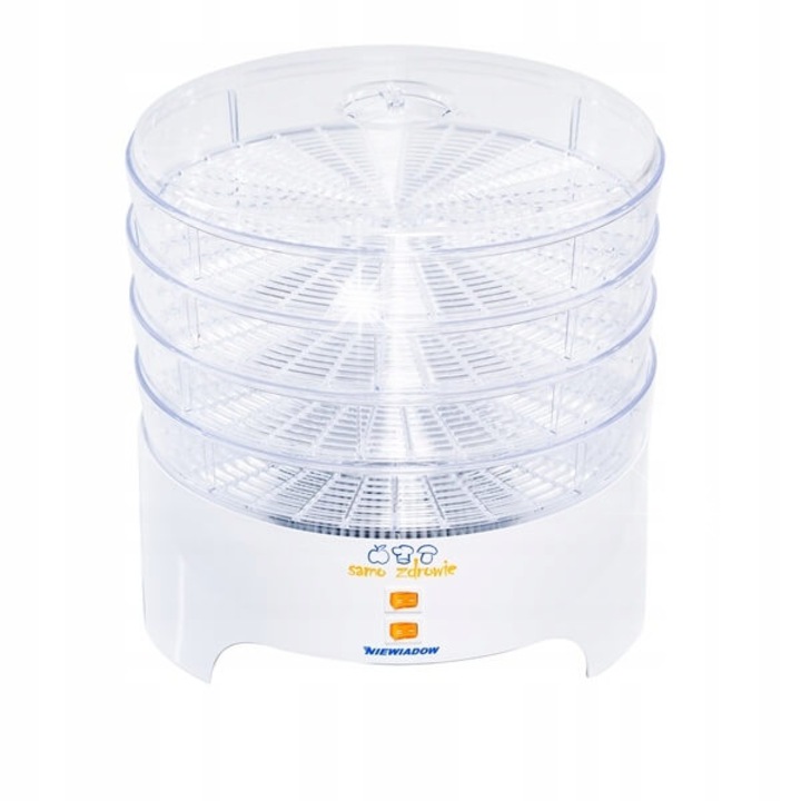 Deshidrator Niewiadow 970.01 PS, 300W, 2 trepte, 4 site 30x5cm, plastic
