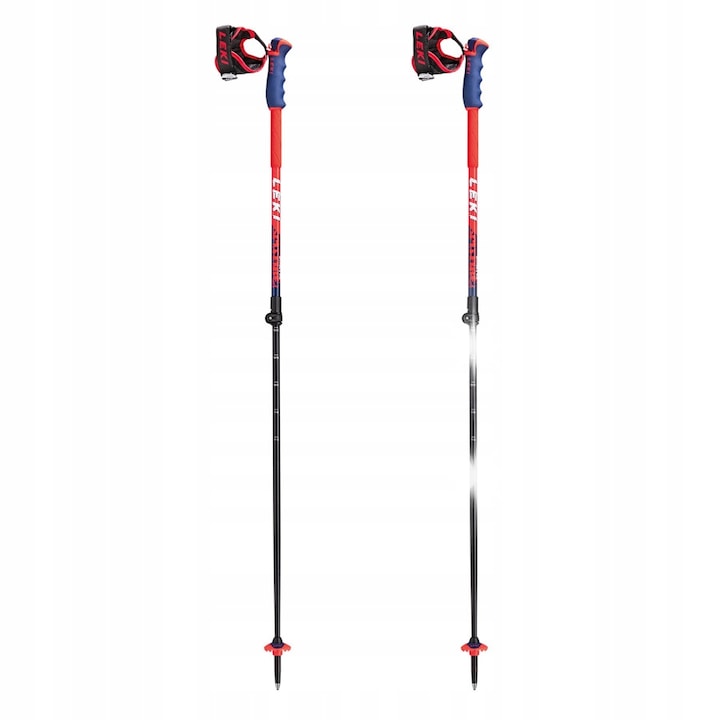 Щеки за ски LEKI Spitfire Vario S, 110-140 см, алуминий HTS 6.5, талерзик Cobra Alpin и Big Mountain