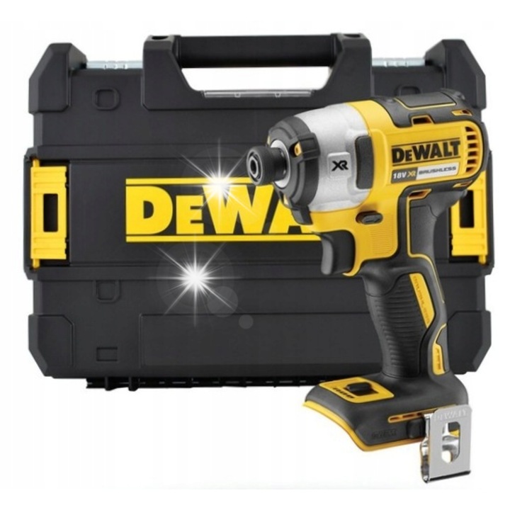 Aparat de insurubat DeWalt DCF887NT 18V, 205 Nm, 3 viteze, 140x245mm, set cu valiza