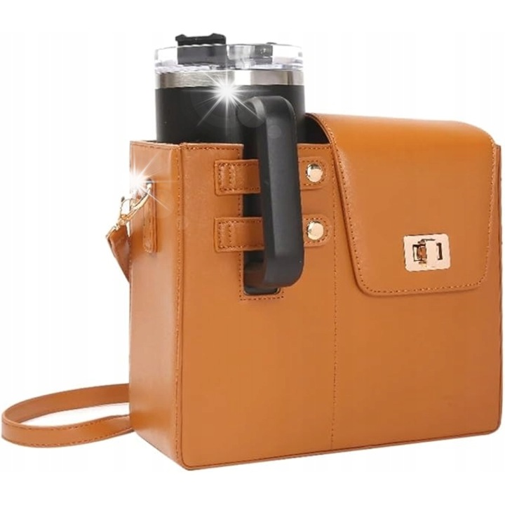 Чанта за бутилка за вода Stanley, с регулируема презрамка, термоизолация, 3 джоба, водоустойчив материал