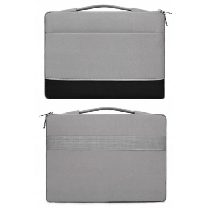 Geanta laptop DKM, 14-15,4 inch, impermeabila, cu multiple compartimente, 39x27,5x2,5 cm