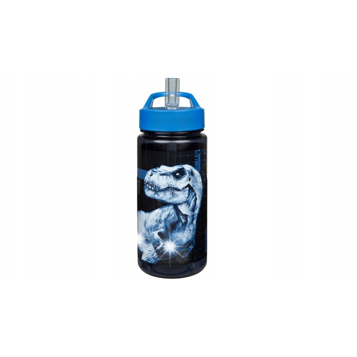 Jurassic World kulacs, Undercover, 500ml, 19x8.5x7cm, BPA mentes