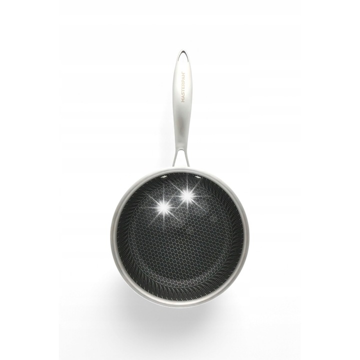 Tigaie Masterpan, 22cm, inox, 2 straturi neaderente, design elegant