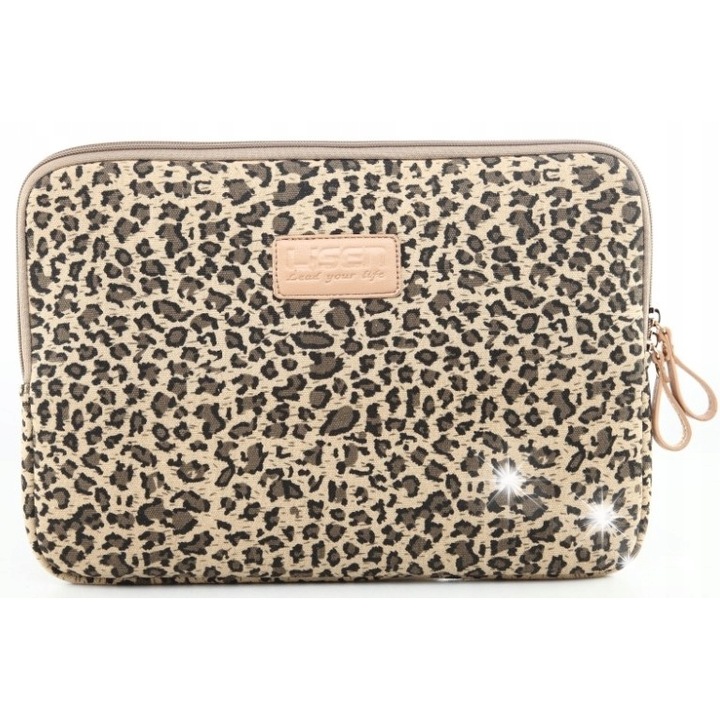 Husa pentru laptop, DKM, 33,5x23,5x1,5cm, rezistent la apa, interior din plus