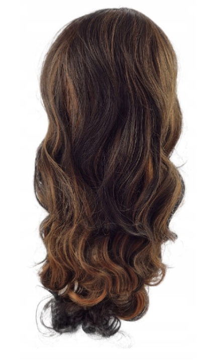 Peruca DKM lunga, 70cm, sintetica, cu lace front, culoare bruneta