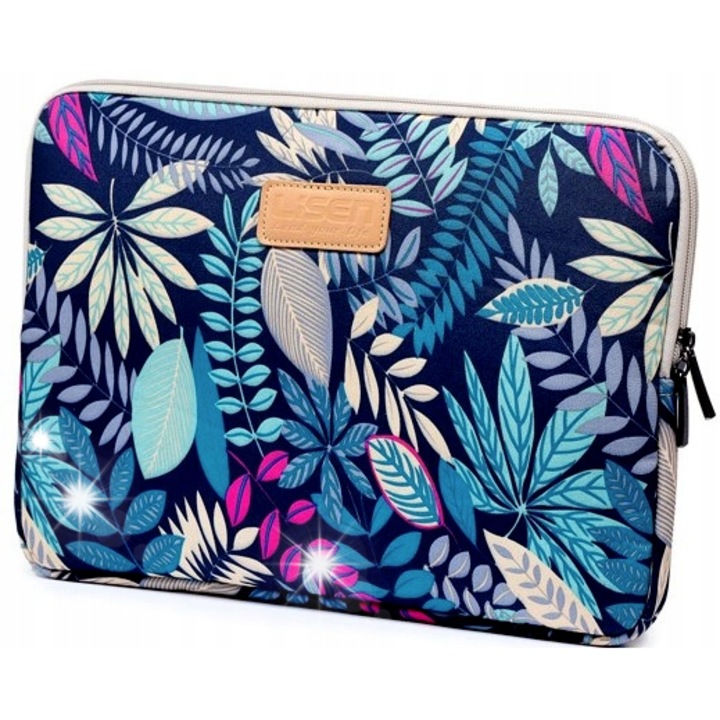 Husa universala pentru laptop 15"-15,6", DKM, material rezistent la apa, interior din plus, 40,5x29x2cm