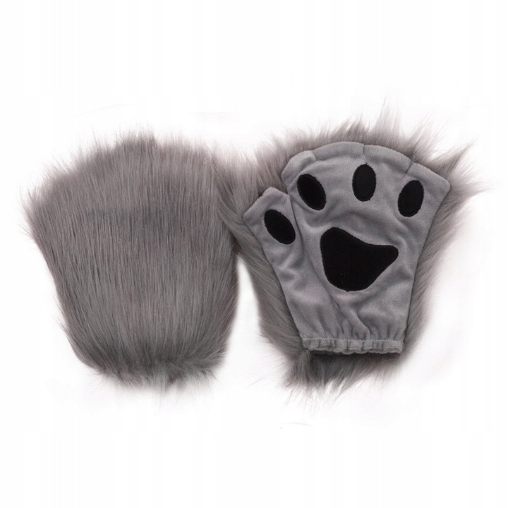 Manusi dama, DKM, stil modern, gri, material plus, One-Size