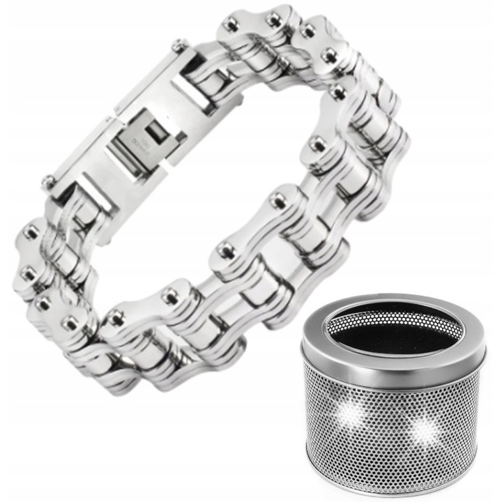 Bratara barbati, DKM, 18 mm, 22 cm inox